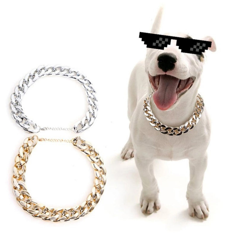 PAWS ASIA Amazon New Luxury Pet Jewelry Personalized Cool Gold Dog Chain Collar4