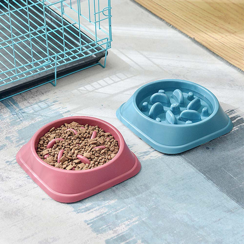 PAWS ASIA AliExpress Popular Portable PP Plastic Slow Eating Non Slip Dog And Cat Bowls4