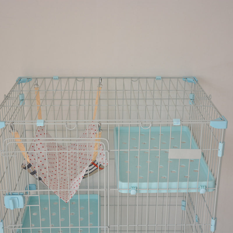 PAWS ASIA Suppliers Large 3 Layer Display Stainless Steel Wire Cat Cages With Hammock