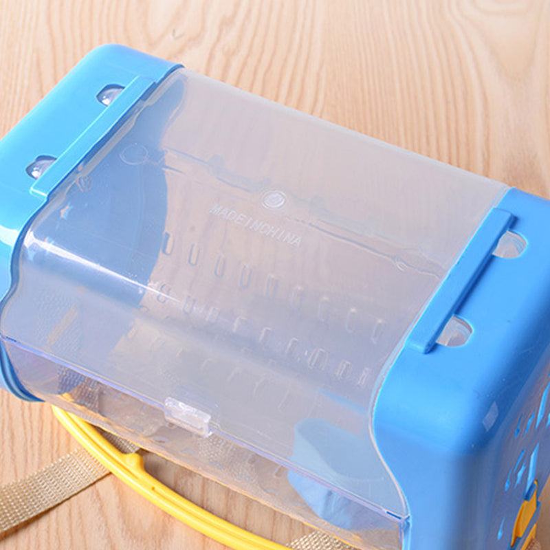 PAWS ASIA Suppliers Plastic Cheap Price Portable Cute Mini Hamster Cage Transparent