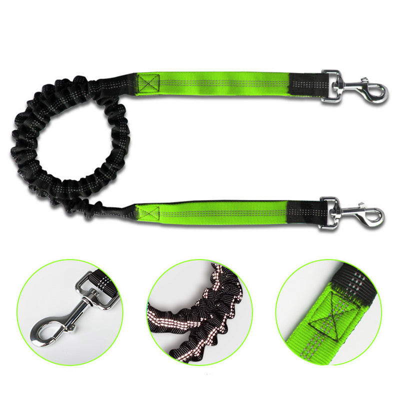 PAWS ASIA Manufacturers Reflective Nylon Adjustable Running Hands Free Dog Leash