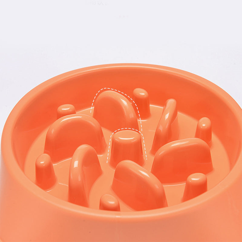 PAWS ASIA AliExpress Popular Portable PP Plastic Slow Eating Non Slip Dog And Cat Bowls7