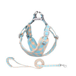 PAWS ASIA Manufacturers Cute Cheap Cotton Reflective Adjustable Dog Harness And Leash