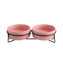 PAWS ASIA Manufacturers Ceramic Protect Cervical Double Elevated Cat Bowl Sets Dog Feeding