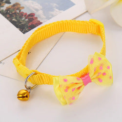 PAWS ASIA Manufacturers In Bulk Adjustable Breakaway Buckle Pet Bow Bell Cat Collar Small Dog