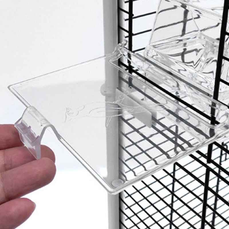PAWS ASIA Manufacturers White Transparent Ornamental Big Acrylic Bird Cage