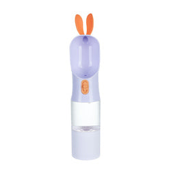 PAWS ASIA Suppliers Travel Portable Food Grade 2 In 1 Dog Water Bottle For Hiking And Walking