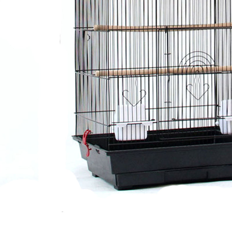 PAWS ASIA Amazon Popular White Steel Wire Cheap Large Breeding Bird Cage With Stand4
