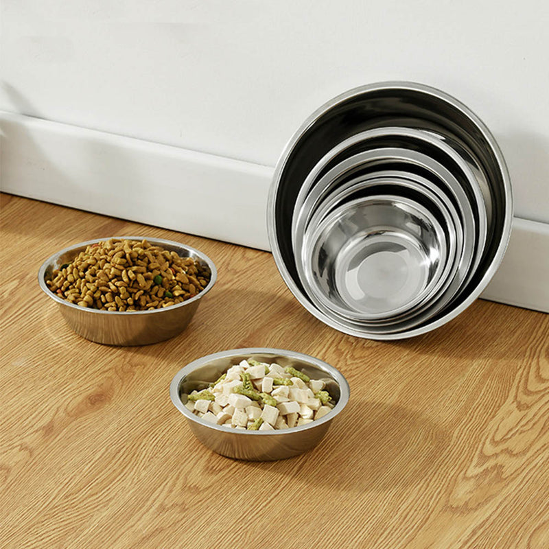 PAWS ASIA Suppliers Hot Sale High Quality Portable Travel Stainless Steel Feeding Big Dog Bowl Cat Pet Feeder