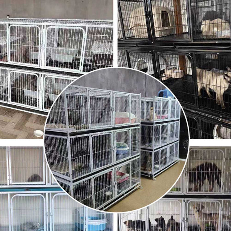 PAWS ASIA China Manufacturers Galvanized Steel Pipe Enclosures Large Commercial Pet Breeding Cat Cage 3 Layer