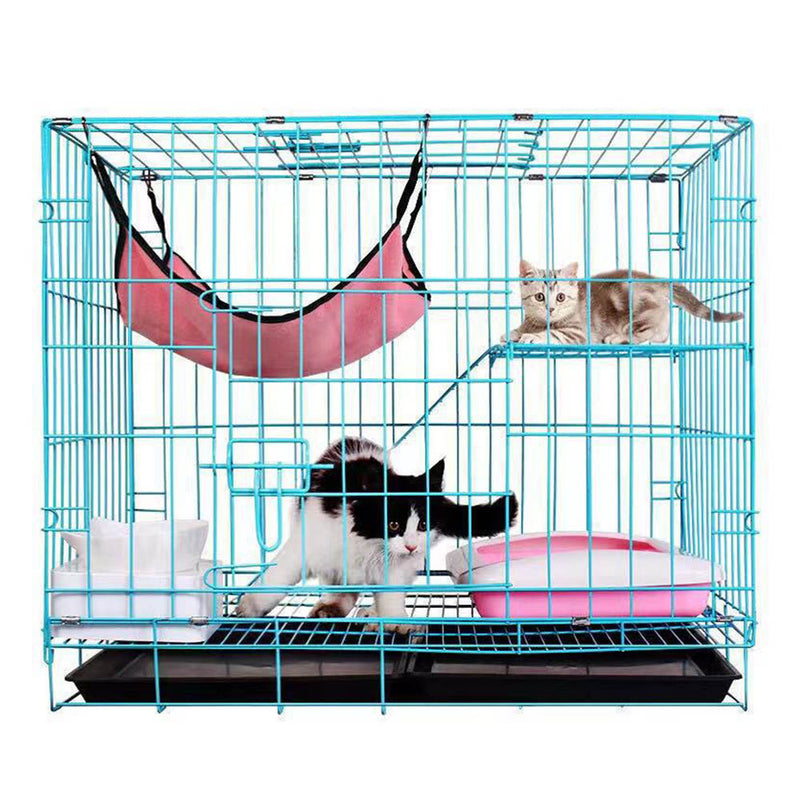 PAWS ASIA Factory Cheap Foldable Indoor Large 3 Layer Cat Cages With Tray Pet House For Sale