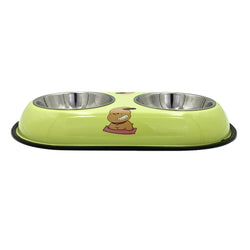 PAWS ASIA AliExpress New High Quality Outdoor Multi Color Fancy Patterned Pet Double Dog Bowls18