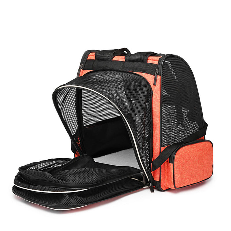 PAWS ASIA Manufacturer Expandable Cat Cage Foldable Pet Carrier Backpack