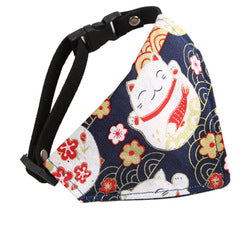 PAWS ASIA Shopee New Cheap Fancy Stylish Colorful Patterns Cute Personalized Cat Bandana Collar