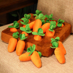 PAWS ASIA Suppliers Halloween Plush Interactive Chew Carrot Puzzle Dog Toy Set