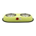 PAWS ASIA AliExpress New High Quality Outdoor Multi Color Fancy Patterned Pet Double Dog Bowls15
