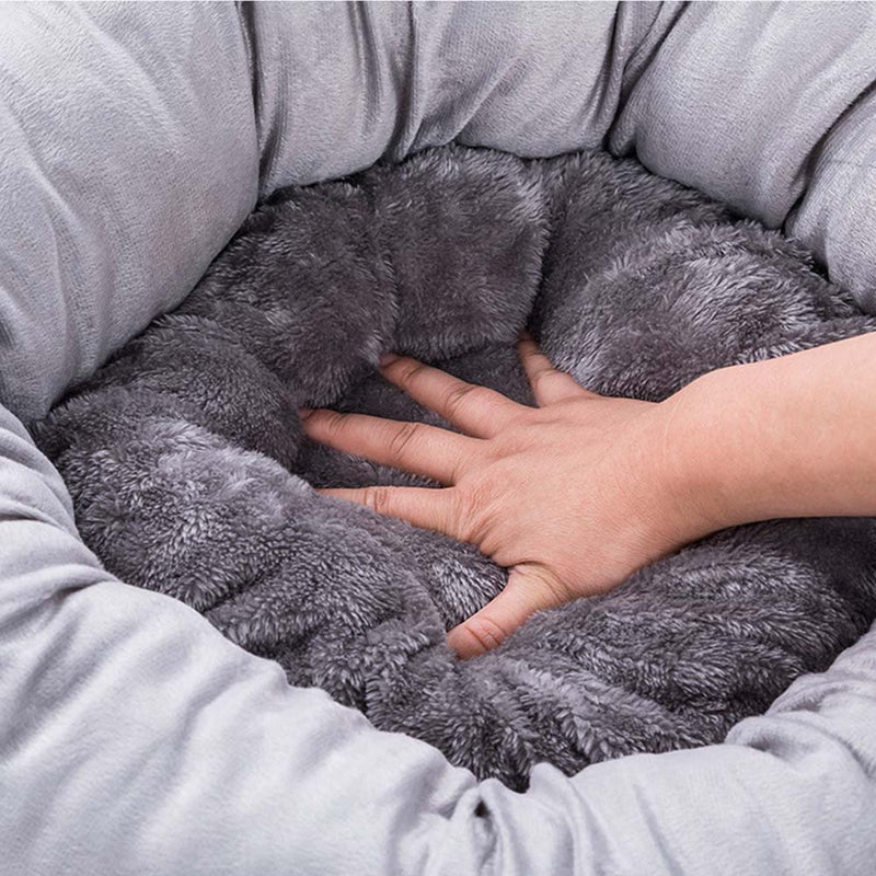 PAWS ASIA Suppliers Dropshipping Premium Plush Europe Style Washable Deluxe Cat Dog Bed