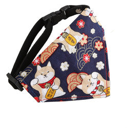 PAWS ASIA Shopee New Cheap Fancy Stylish Colorful Patterns Cute Personalized Cat Bandana Collar