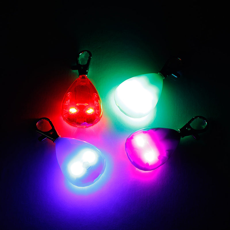 PAWS ASIA Manufacturer Direct Sale Rechargeable Night Safety Colorful LED Pendant Pet Collar Charms