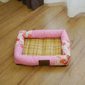 PAWS ASIA AliExpress New Eco Friendly Hemp Summer Washable Cool Mat Square Pet Beds Big Dog Cat11
