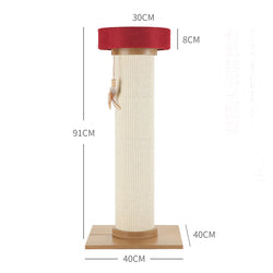 PAWS ASIA Manufacturers Sisal European Style Climbing Frame Cat Scratching Post With Feather9