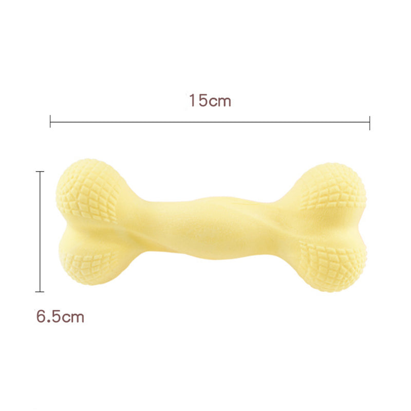 PAWS ASIA Manufacturers Dropshipping Eco Friendly Milk Flavor Chewing Bone Shape TPR Dog Toy