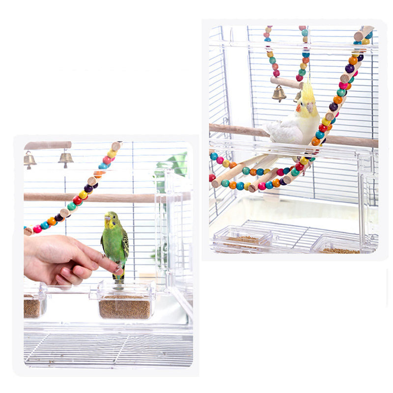 PAWS ASIA Manufacturers Display Luxury Transparent Acrylic Breeding Love Bird Cage
