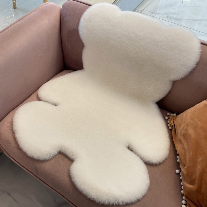PAWS ASIA Suppliers Cute White Soft Plush Sofa Pad Small Pet Bed Mat Cat Dog Cushion