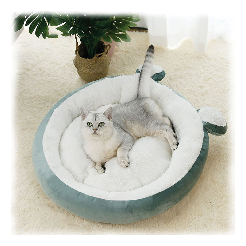 PAWS ASIA AliExpress Best Sell Fancy Novelty Furry Oval Calming Cat Sofa Bed Dog