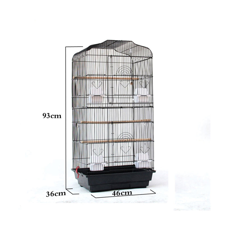 PAWS ASIA Amazon Popular White Steel Wire Cheap Large Breeding Bird Cage With Stand2