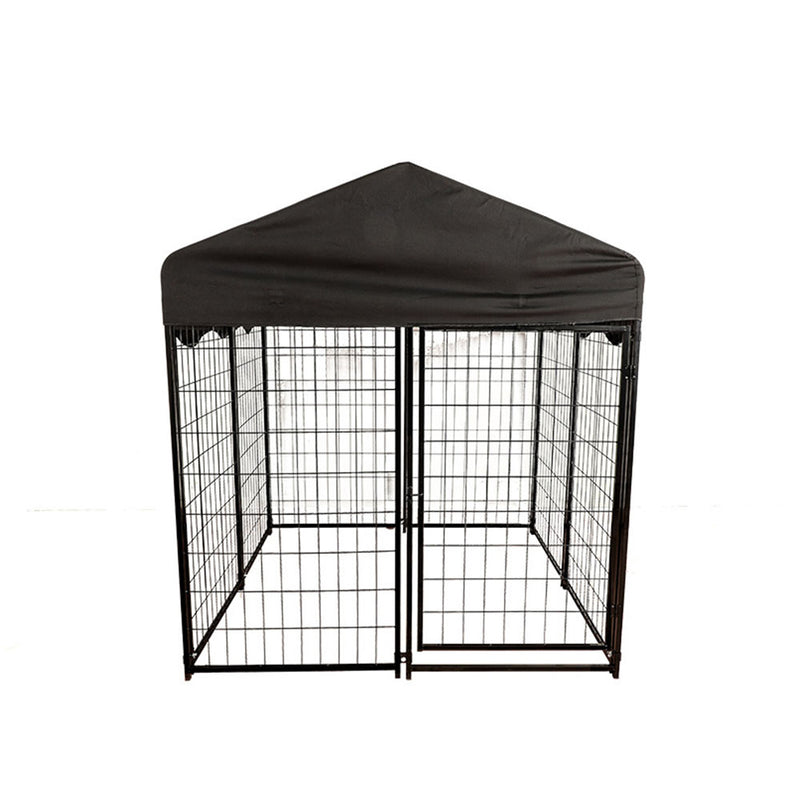 PAWS ASIA Factory Metal Tube Breathable Outdoor Foldable Dog Playpen With Cover Pet Fence Exercise