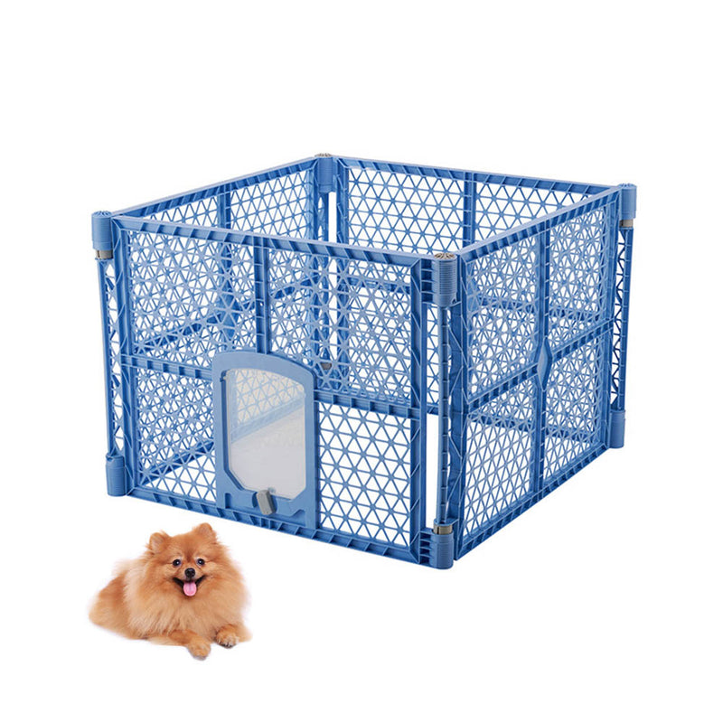 PAWS ASIA Factory Plastic Foldable Clear Open Small Dog Playpen Exercise Pet Fence