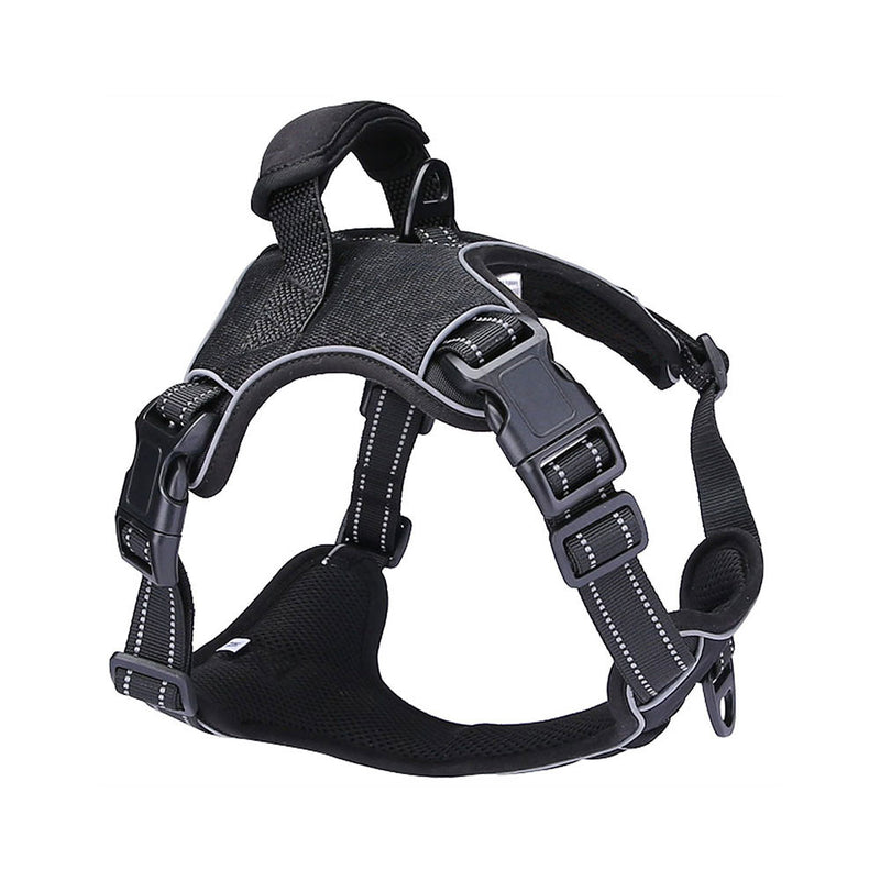 PAWS ASIA Manufacturers New Luxury Cool Reflective Adjustable Heavy Duty Large Dog Harness