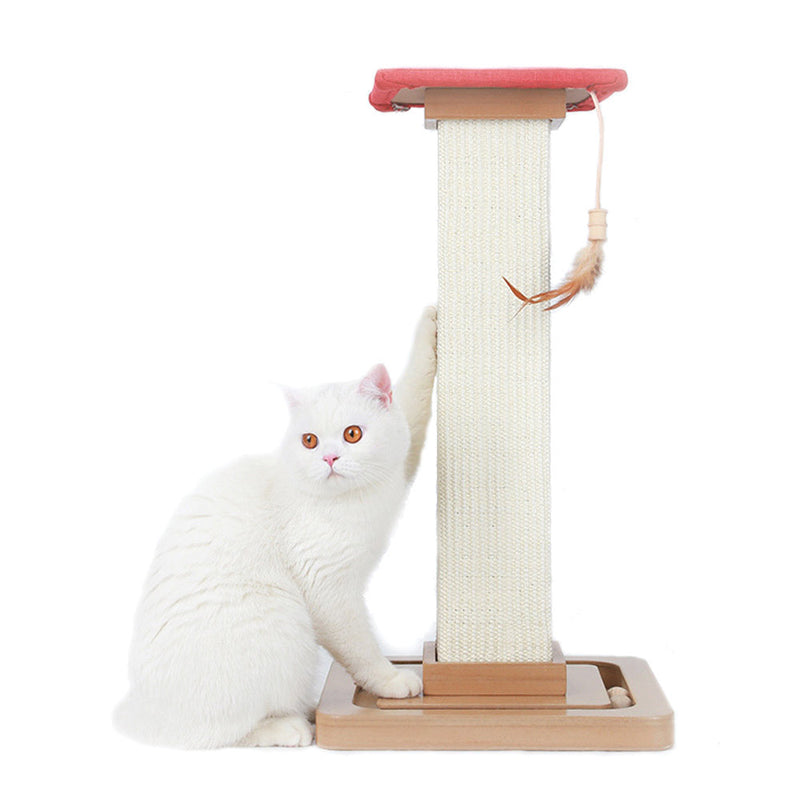 PAWS ASIA Manufacturers Sisal European Style Climbing Frame Cat Scratching Post With Feather2
