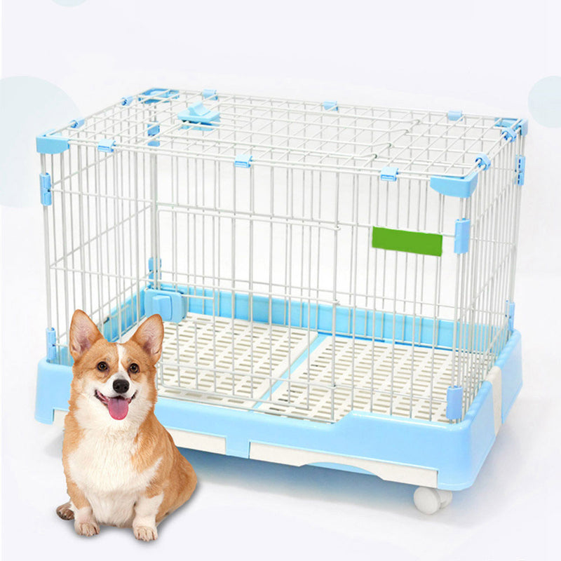 PAWS ASIA Manufacturers Wholesale Sale High Quality Stainless Outdoor Cheap Heavy Duty Plastic Floor Cage For Dogs