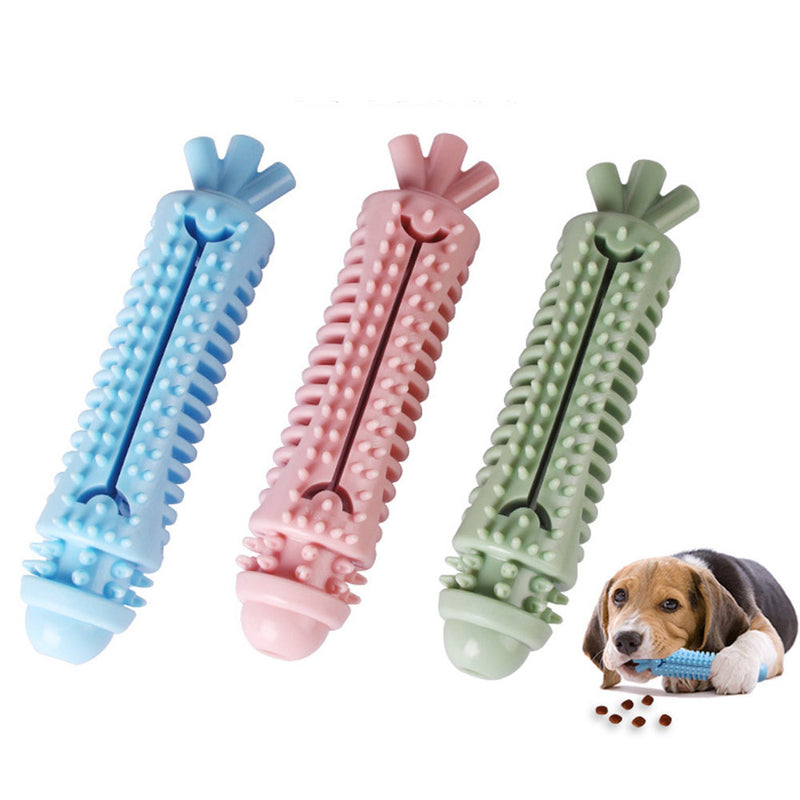 PAWS ASIA Suppliers Durable Eco TPR Carrot Sniff Treat Teeth Clean Barking Dog Chew Toys