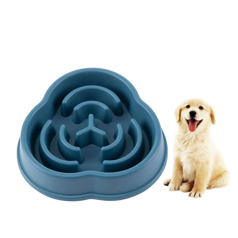 PAWS ASIA Suppliers Eco Friendly Plastic Portable Non Slip Slow Feeder Dog Bowl Travel