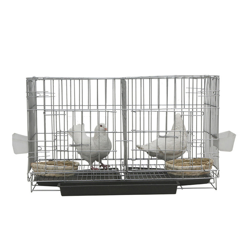 PAWS ASIA Wholesale Foldable Stacked Wire Commercial Pigeon Large Bird Cage For Sale With Tray