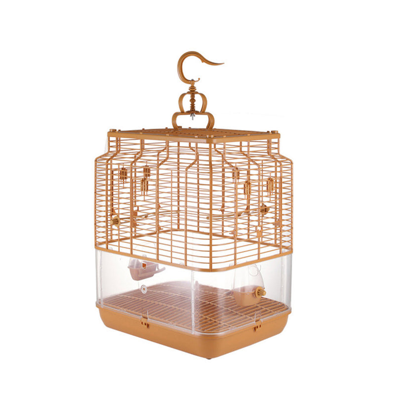 PAWS ASIA Wholesale High Quality Plastic Luxury Breeding Love Bird Cage Parrot Can Hold Bath Box