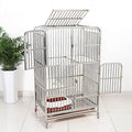PAWS ASIA Wholesale Stainless Steel Large Indoor 3 Layer Display Cat Cages Condo With Tray