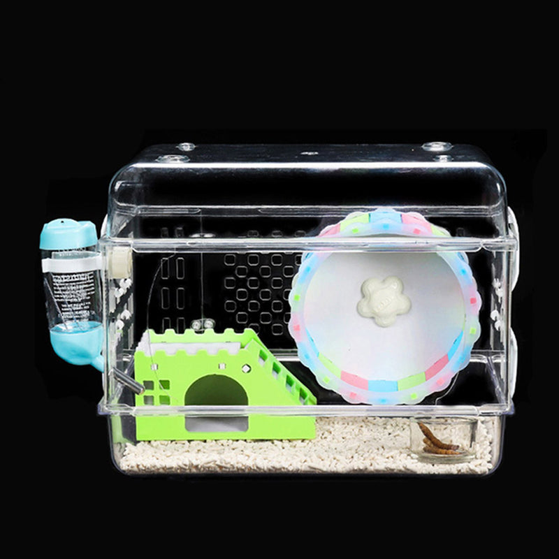 PAWS ASIA China Suppliers Big Luxury Transparent Hamster Cage Acrylic House With Toy
