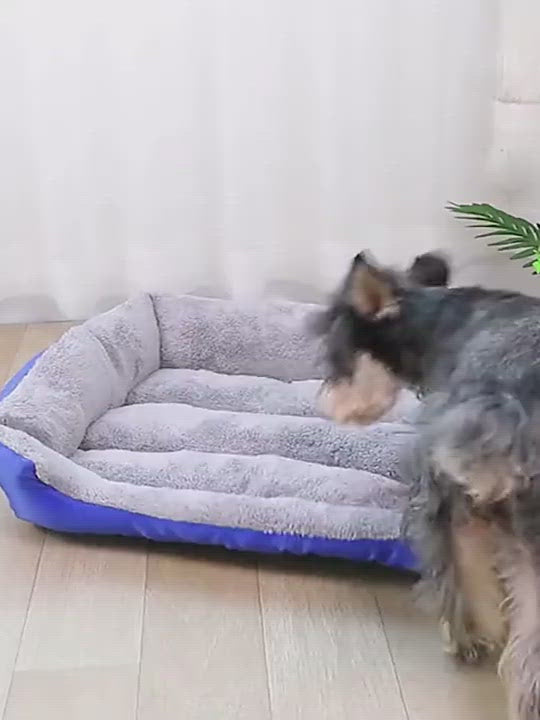 PAWS ASIA Factory Wholesale Outdoor Fashion Sofa Pet Square Bed For Large Dogs