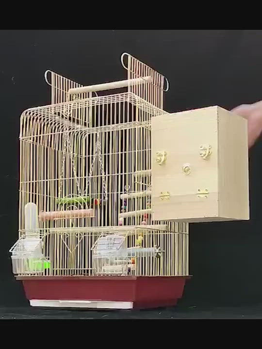 PAWS ASIA Chinese Manufacturer Metal Hanging Luxury Breeding Cages Of Birds With Plastic Trays