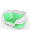 PAWS ASIA Suppliers Wholesale Plastic Many Colors Large Portable Cat Litter Box Pet Toilet