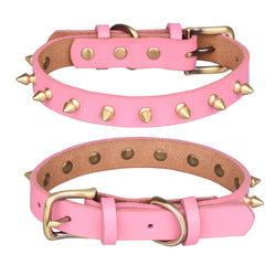 PAWS ASIA Wholesale Leather Fashion Luxury Personalized Anti Bite Spiked Studded Dog Collar Cat