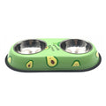 PAWS ASIA AliExpress New High Quality Outdoor Multi Color Fancy Patterned Pet Double Dog Bowls23