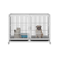 PAWS ASIA China Manufacturers Galvanized Steel Pipe Enclosures Large Commercial Pet Breeding Cat Cage 3 Layer