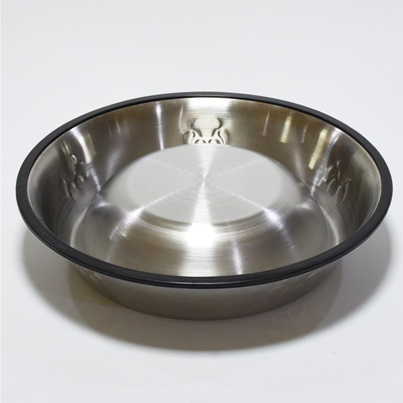 PAWS ASIA Manufacturers Wholesale Custom Logo Modern Designed Portable Non Slip Stainless Dog Bowl Water Food