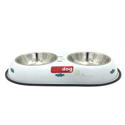 PAWS ASIA AliExpress New High Quality Outdoor Multi Color Fancy Patterned Pet Double Dog Bowls17