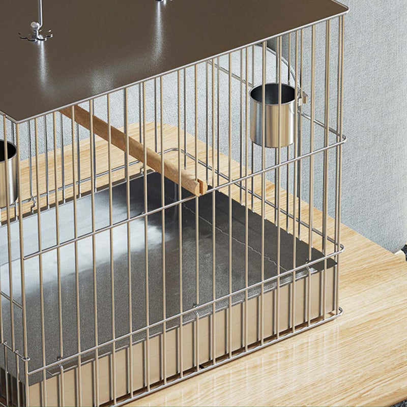 PAWS ASIA Suppliers Stainless Steel Wire Canary Breeding Small Bird Cage With Tray